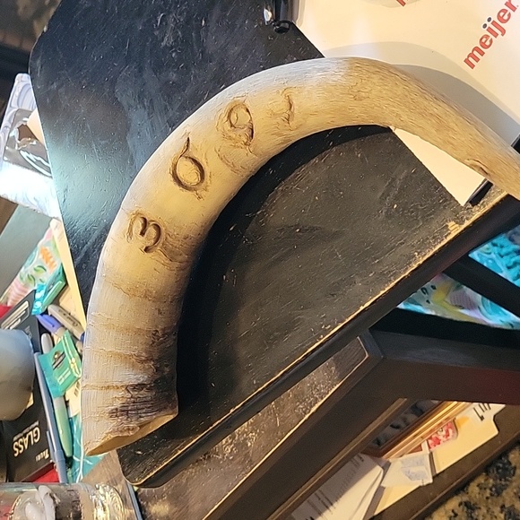 Antique Sheep's Horn,Perfect Carving of the #309. - Picture 6 of 8